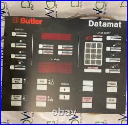 Butler automatic 4000 / 6000 splicer Datamat Touch Screen Membrane circuit board