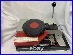 CCS 200 Manual ID Card Embosser! Works Great! Retail $2995
