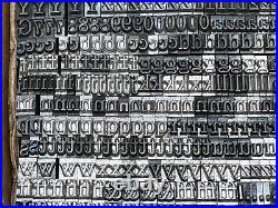 Century 18 pt. Letterpress Metal type Printers Type