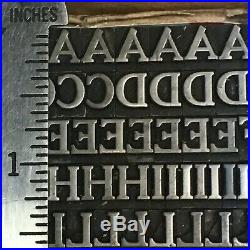 Cheltenham Bold 24 pt Letterpress Type Vintage Metal Lead Sorts Font Fonts