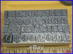 Cloister Black 48 pt. Letterpress Metal type Printers Type