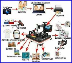 Combo Heat Press Machine Sublimation Printer 2D Transfer Print For Business Used