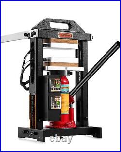 DABPRESS 6 Ton Heat Press Machine with 3x5 Heated Plates Bundle Kit Home Use