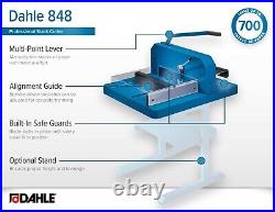 Dahle 848 guillotine paper cutter 700 sheets 18.5 blade