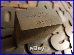 Delittle Wood Type Font 189 8 Line / 34mm Wood Letters