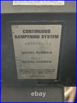 Diamond Dampening Continuous Dampening System AB Dick 9980B-11, Made In USA