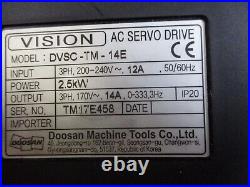 Doosan Vision Ac Servo-drive Dvsc-tm-14e Part#300419-0035b