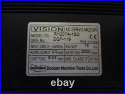 Doosan Vision Ac Servo-motor Part#rh20ta-1bo Used Mint