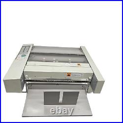 Duplo V-580 Tabletop Slitter, Perforater & Sheet Cutter