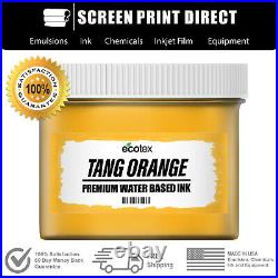 Ecotex Fluorescent Tang Orange Water Based Ready to Use Discharge Ink- 5 GALLON