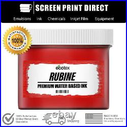 Ecotex Rubine Red Water Based Ready to Use Discharge Ink 5 Gallon