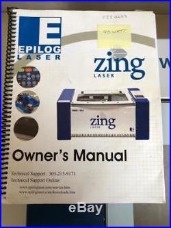 Epilog Zing 16 40 Watt Model # 10000 Laser Cutter Engraver 16 x 12