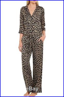 Equipment + Kate Moss Lake Leopard Print Washed Pyjama Set Small