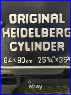 Excellent Original Heidelberg Cylinder OHZ SBD Diecutter press