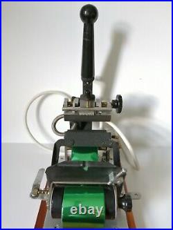 FRANKLIN Hot Foil Stamping Machine + Dura Cast Type Letters Foil UK Plug Working