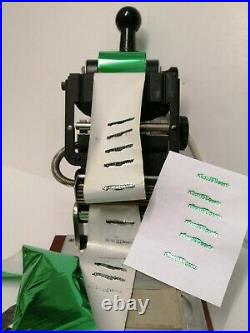 FRANKLIN Hot Foil Stamping Machine + Dura Cast Type Letters Foil UK Plug Working