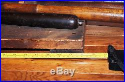 Fine 1800's Bookbinding Sewing Frame & Gilding Leather Work With 36 Hand Tools