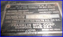 Franklin Heated Foil Embosser