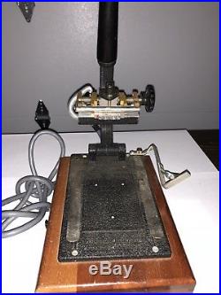Franklin Signet Embosser Gold Foil Hot Stamp Press Machine With Extras (Works)
