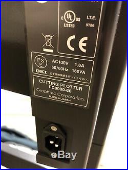 GRAPHTEC FC8000-60 Cutting Plotter Excellent Condition