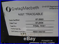 Gretag Macbeth Color I5 Color Eye Spectrophotometer