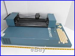 GSP Gerber Scientific Graphix 4B GXC-4 Sign Maker Printer w 8 font modules CS2