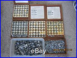 Giant Lot Kingsley Hot Foil Machine Letters Different Fonts and 100s 0f Designs