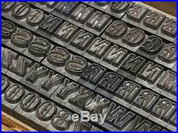 Gothic Open 18 pt Letterpress Type Vintage Metal Printing Sorts Font Fonts