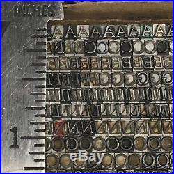 Goudy Italic 10 pt Letterpress Type Vintage Printer's Lead Metal