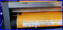 Graphtec CE6000-60 Vinyl Cutter + 23 Monitor + QuadCore PC+ 100m+ quality Vinyl