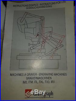 Gravo graph engraving machine