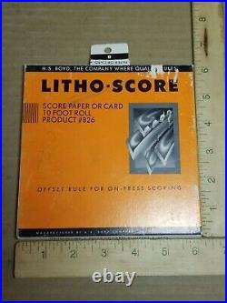 H. S. Boyd Litho-Perf Micro-Perf Litho-Score Perfo Strip Perfect Perf LOT OF 22