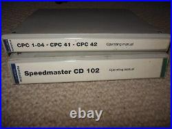 HEIDELBERG SPEEDMASTER CD 102 CPC 1-04 OPERATING MANUALS ORIGINAL make an offer