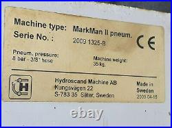 HYDROSCAND MARKMAN II P Pneumatic Ferrules Marking Machine Before Swaging