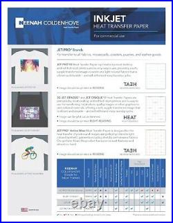 Heat Transfer Paper Neenah 3G JET OPAQUE 11 x 17- 50 Sheets-Inkjet Printer