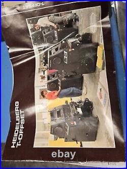 Heidelberg TOK Press Spare Parts, Some New Some Used, Water Tray, Gripper, Clamp