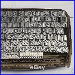 Homewood 18 pt Letterpress Type Vintage Printer's Lead Metal Type
