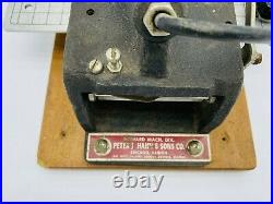Howard Hot Foil Gold Stamping Machine Peter J. Hahn Imprinting withExtras Vintage