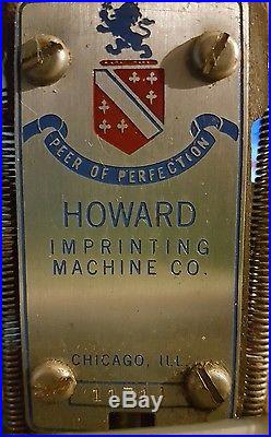 Howard Imprinting Machine Package