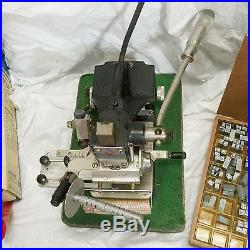 Howard Imprinting Machine with Extras