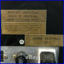 Howard Personalizer Hot Foil Stamping Imprinting Press Air-Powered