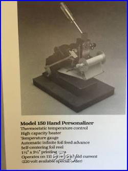 Howard Personalizer Hot Foil Stamping Machine Model 150