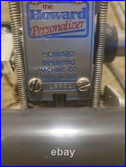 Howard Personalizer Hot Stamping Imprinting Machine Bundle Hot Foil