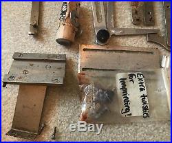 Huge Lot of Vintage Kingsley Machine Parts & Accessories! Save! Free USA Ship