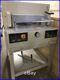 Ideal Paper Cutter 4850-95 18 Used Ep Mbm Michael Business Machines Guillotine