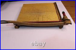 Ingento No. 5 Vintage 15.5 Wood & Cast Iron Paper Cutter