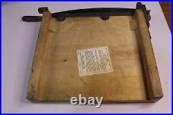 Ingento No. 5 Vintage 15.5 Wood & Cast Iron Paper Cutter