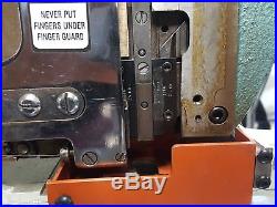 Interlake S3a 3/4 Deluxe Wire Flat Saddle Stitcher Book Binder Machine S3a3/4