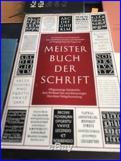 Job Lot Books about Typography Letterpress Printing German Language