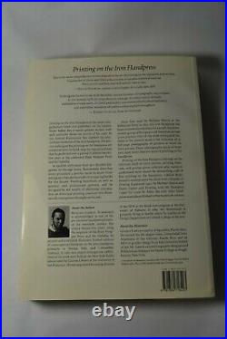 John DePol's Personal Signed Copy of Printing on the Iron Handpress by Rummonds